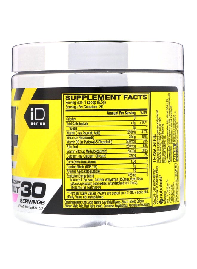 سيلوكور مكمل غذائي C4 أوريجينال إكسبلوسيف لما قبل التمارين - نكهة الليمون الوردي - 30 جرعة - Image 2