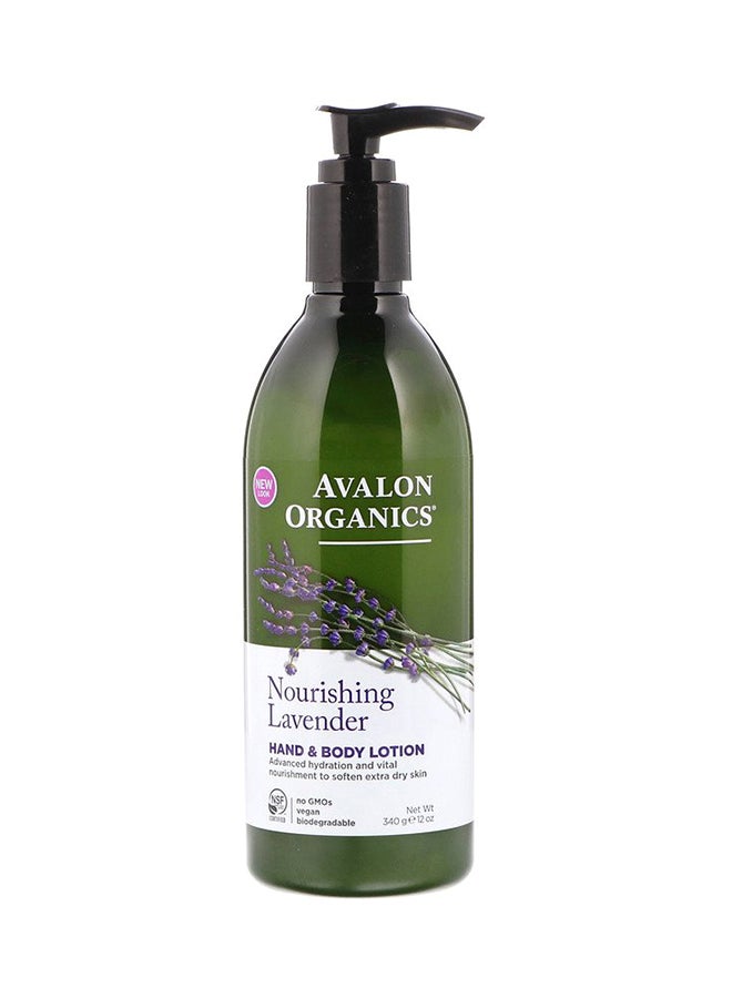 Avalon Organics Hand and Body Lotion Lavender - 12 fl oz Avalon Organics Hand and Body Lotion Laven - Image 1