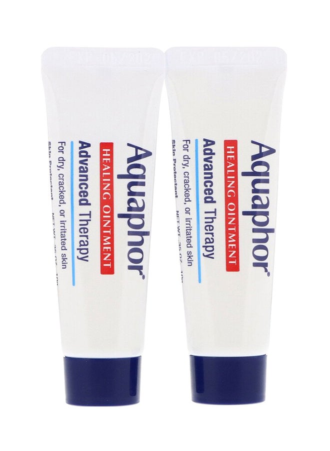 Aquaphor - 2-Piece Healing Ointment Advanced Therapy Set 0.35 Oz Each, 35 ounce - Image 1