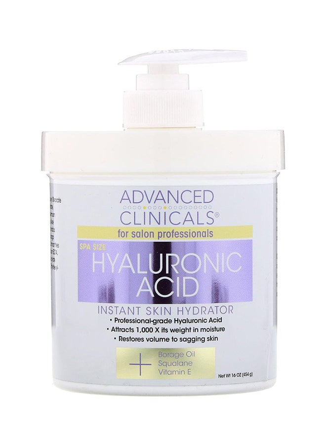 Advanced Clinicals Antiaging Hyaluronic Acid Cream Multicolour