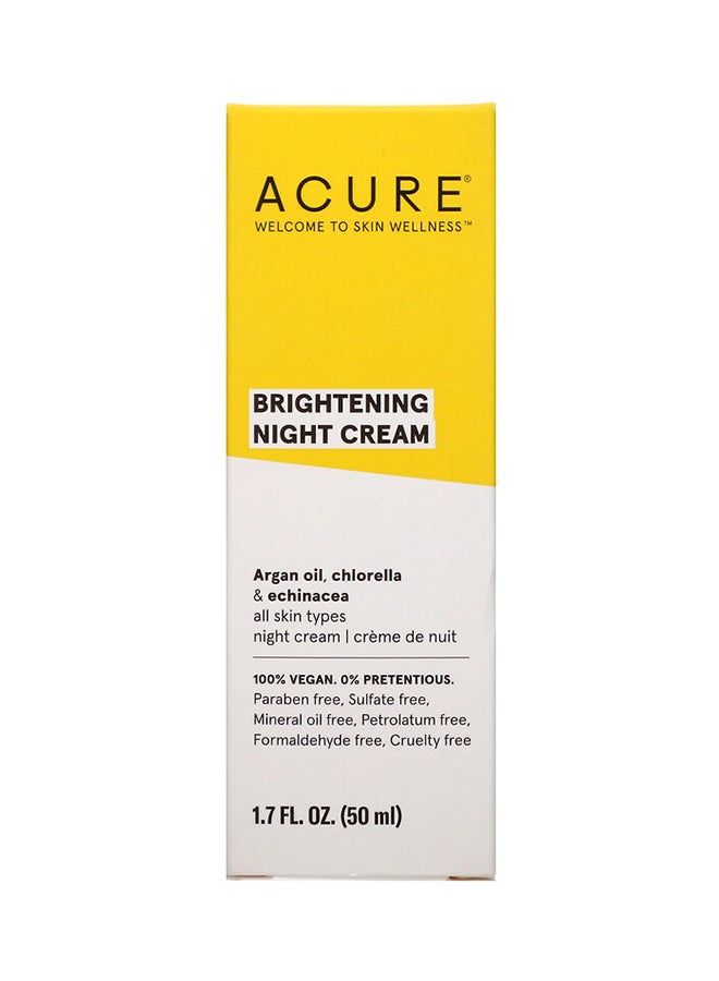 Acure Brightening Night Cream 1.7Fluid Ounce - Image 2