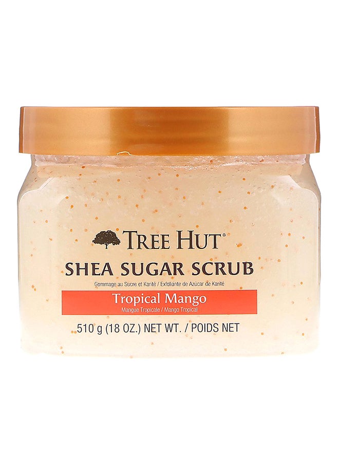 تري هت مجموعة مقشر جسم بالسكر والمانجو الاستوائي وزبدة الشيا مكونة من قطعتين - Image 1