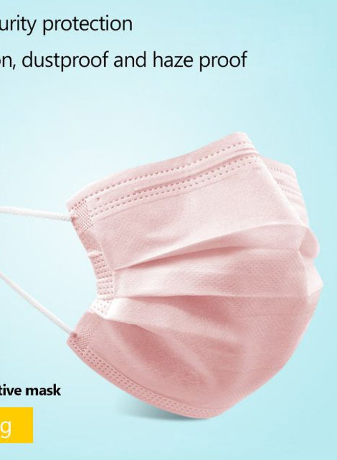 50-Piece Three-Layer Disposable Non-Woven Mouth Mask Set - Image 2