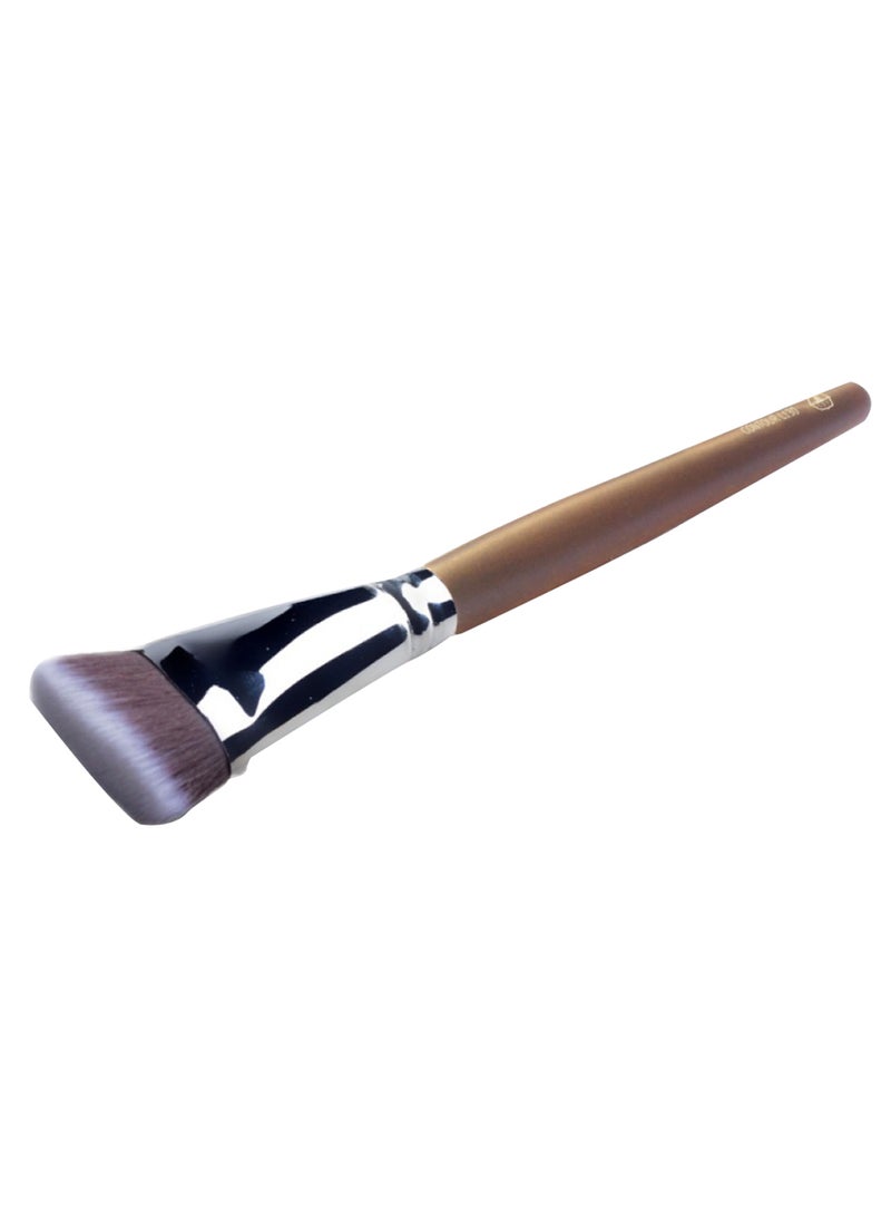 LEF Contour Face Brush Brown/Silver - Image 2