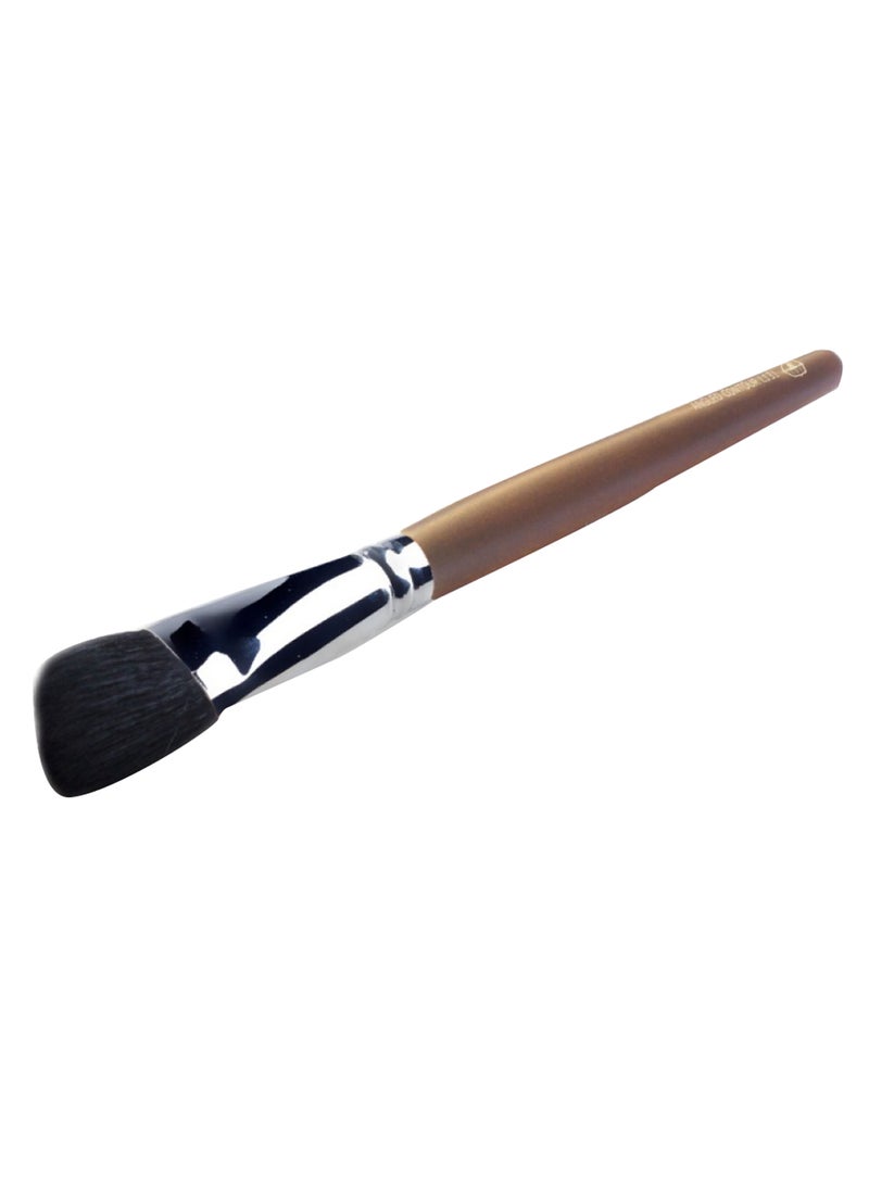 LEF Angled Contour Face Brush Brown/Silver/Black - Image 2