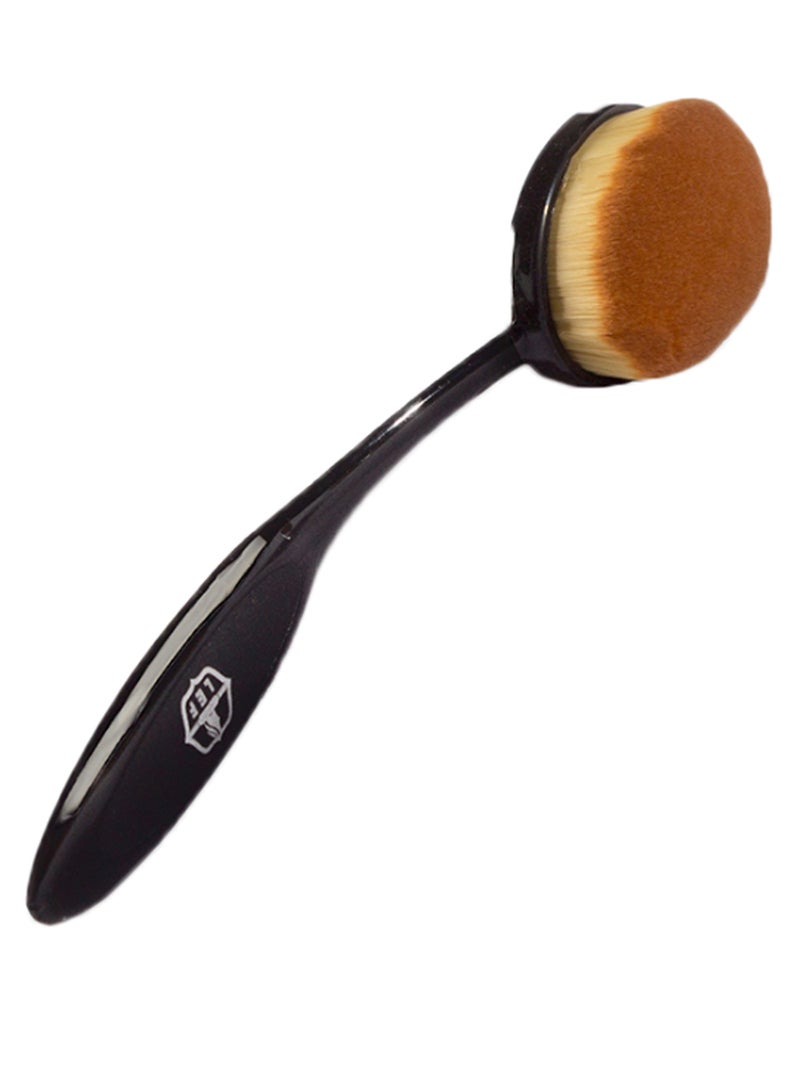 ليف فرشاة مزج مستحضرات التجميل بني/أسود - Image 3