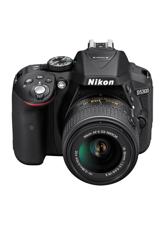 D5300 DSLR With AF-S DX NIKKOR 18-55mm f/3.5-5.6G VR II Lens 24.2MP ,Vari-angle LCD Screen, Built-in Wi-Fi And GPS
