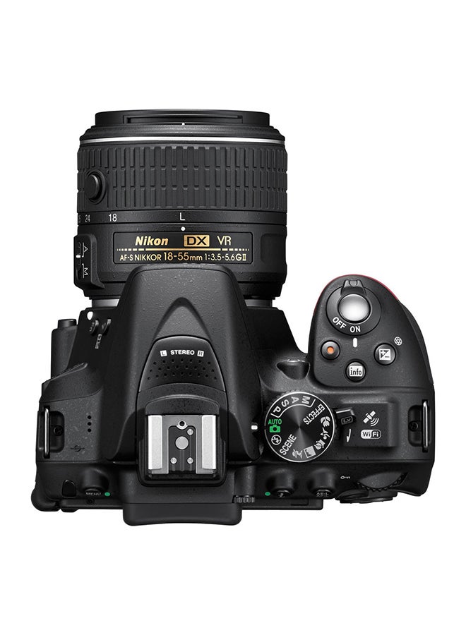 D5300 DSLR With AF-S DX NIKKOR 18-55mm f/3.5-5.6G VR II Lens 24.2MP ,Vari-angle LCD Screen, Built-in Wi-Fi And GPS