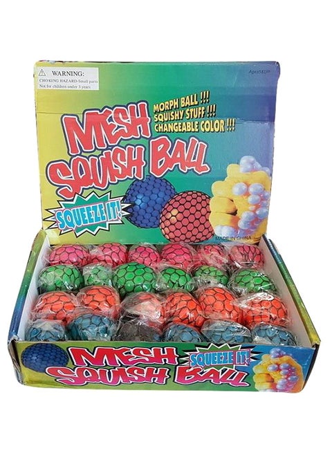 24-Piece Mesh Squish Ball Set