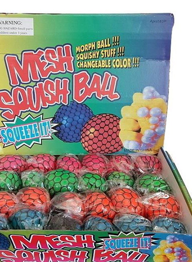 24-Piece Mesh Squish Ball Set