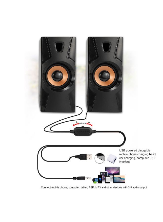 USB Multimedia Reverb Speaker ALV2432380 black - Image 2
