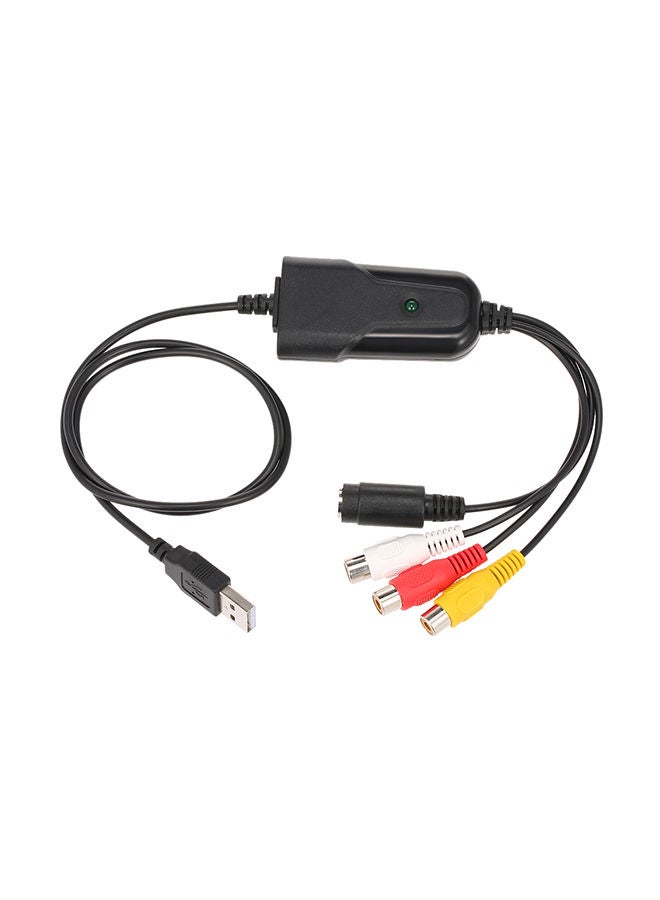محول صوت وفيديو محمول من منفذ USB إلى تنسيقٍ رقمي. أسود - Image 1