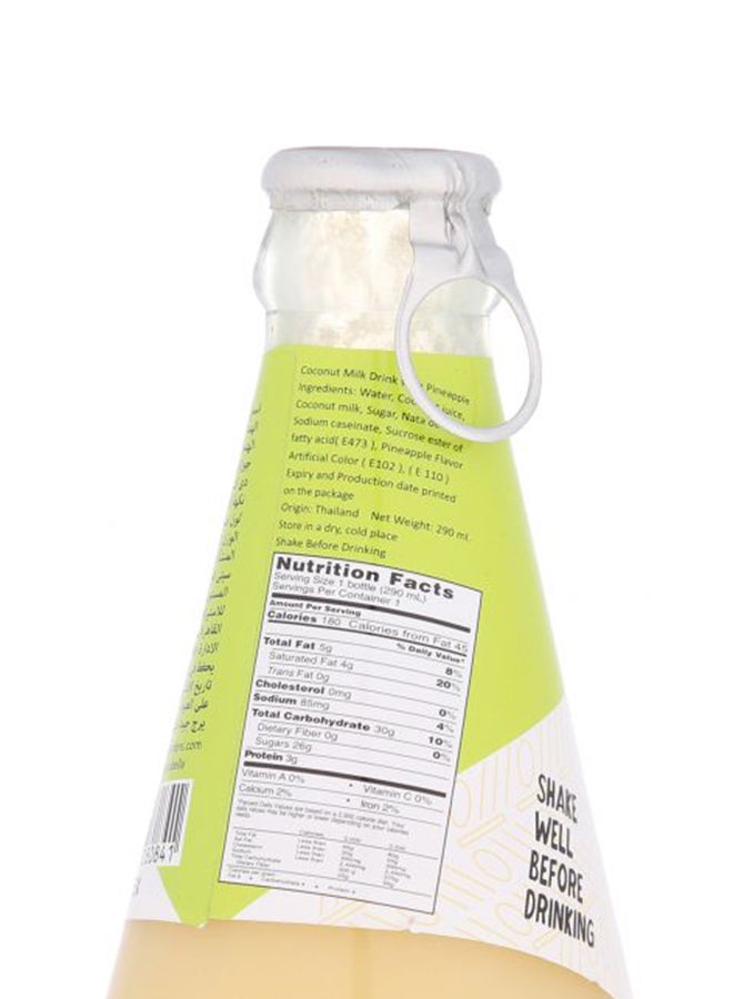 DOBELLA Coconut Milk With Pineapple And Nata De Coco 290ml - Image 3