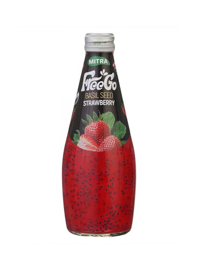 Free Go Basil Seed Strawberry 290ml  - Image 1