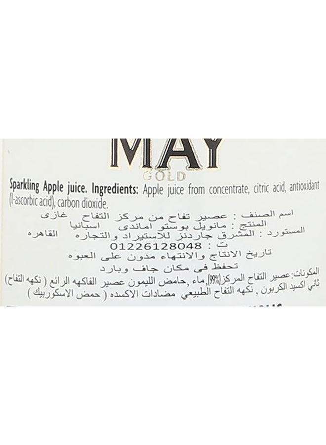 may Gold Sparkling Fruit Juice Apple 750ml - Image 4