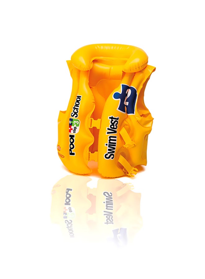 INTEX Deluxe Swim Inflatable Vest 50 x 47cm  - Image 2