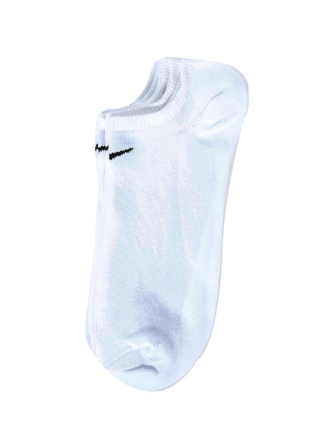 Nike No Show Ankle Socks 3 Pk White  - Image 1