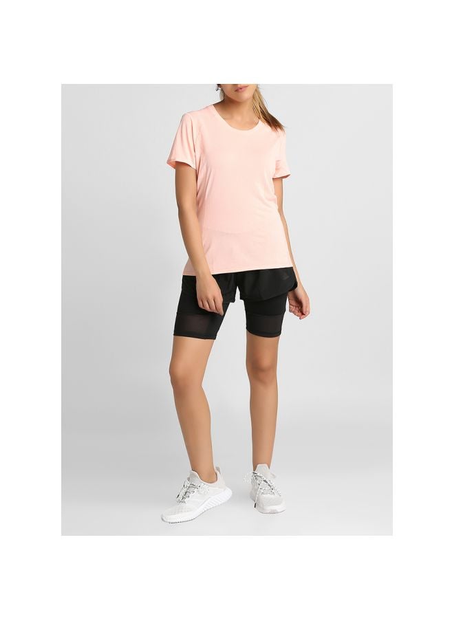Adidas - Short Sleeve Running T-Shirt Clear Orange - Image 1