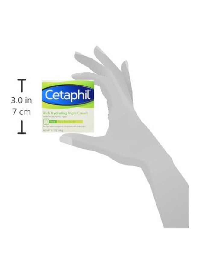 Cetaphil - Rich Hydrating Cream with Hyaluronic Acid 48grams - Image 1