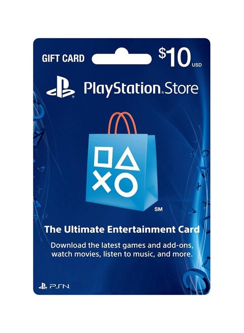 10 Dollar PlayStation Network Card