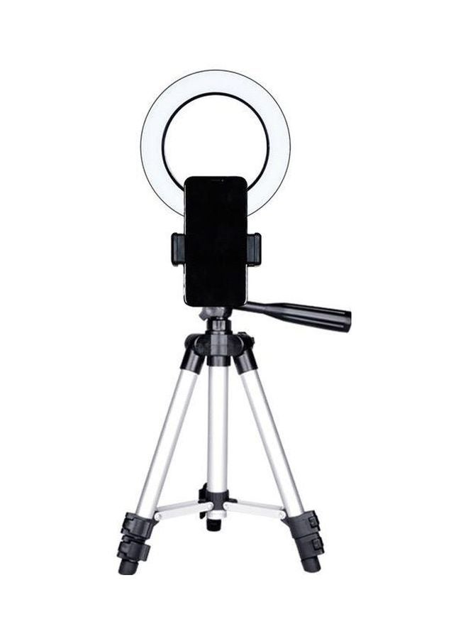 Rechargeable Selfie LED Ring Light Black - Image 1