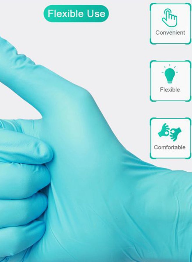 100-Piece Disposable Powder Free Nitrile Glove Set For Medical Uses - Image 3