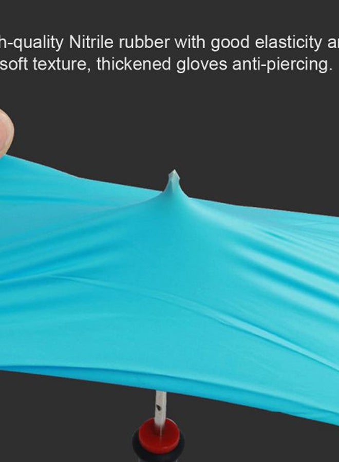 100-Piece Disposable Powder Free Nitrile Glove Set For Medical Uses - Image 3