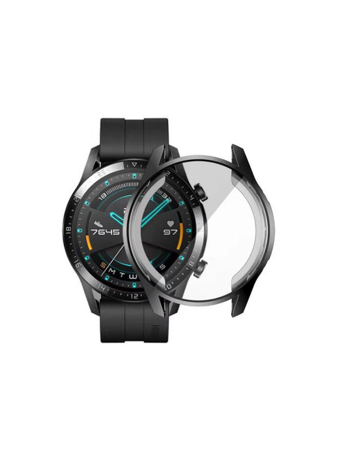 Protective Smartwatch Case For Huawei GT 2 46mm Black/Clear  - Image 3