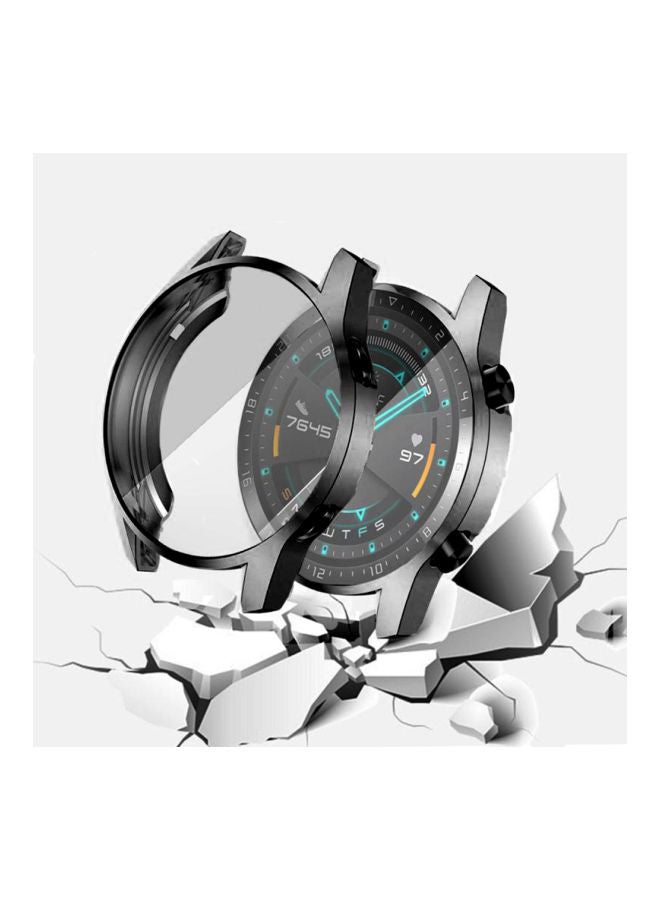 Protective Smartwatch Case For Huawei GT 2 46mm Black/Clear  - Image 4