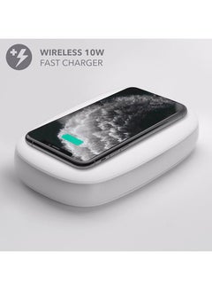 Momax UV Sanitizing Box with Wireless Charging White  - Image 4