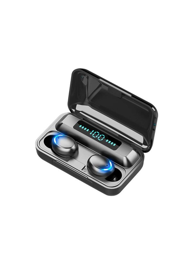 Bluetooth In-Ear Earbuds With Charging Box Black