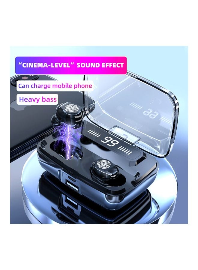 F9 Wireless In-Ear Earbuds With Charging Case Black - Image 2