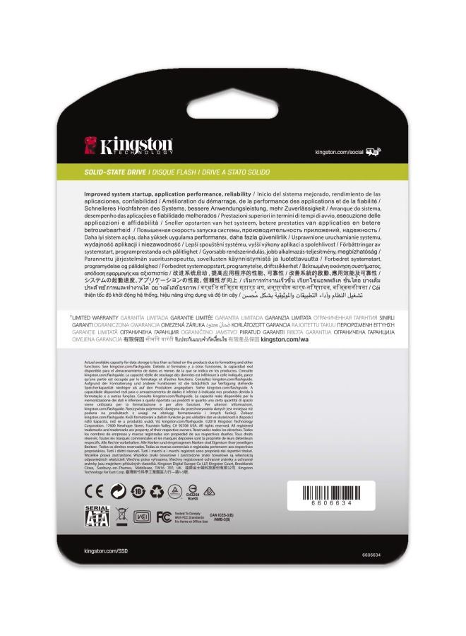 Kingston - DC500 Data Center Solid State Drive Black - Image 1
