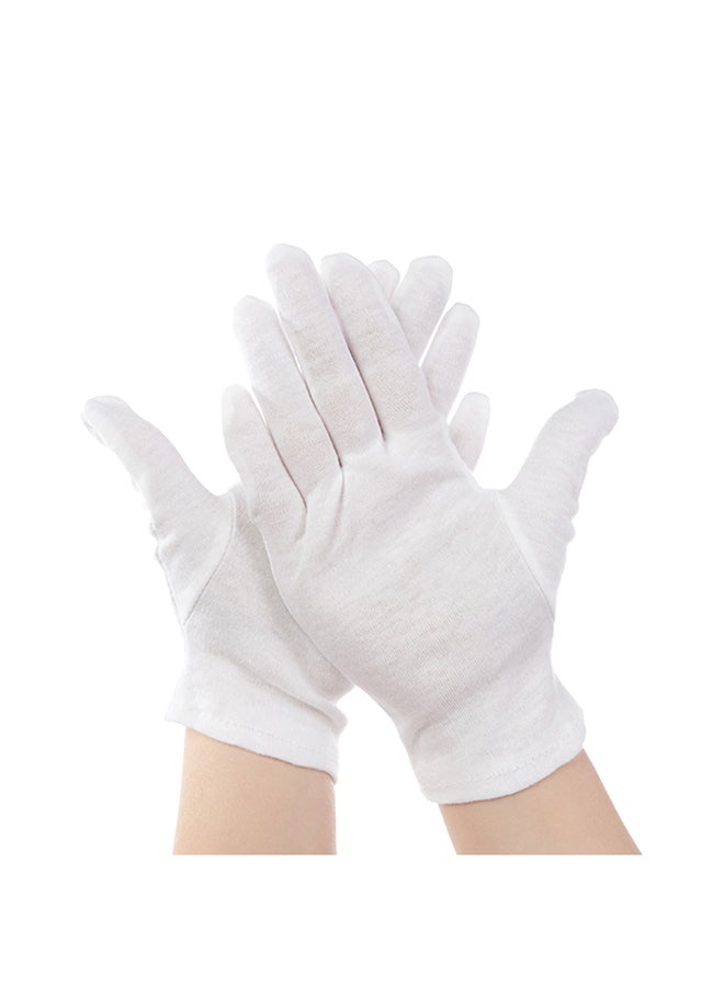 12-Piece Stretchable Lining Gloves Set White  - Image 3