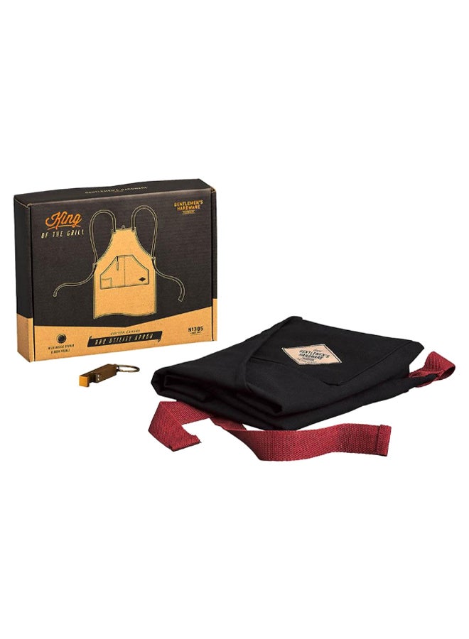 GENTLEMEN'S HARDWARE Outdoor BBQ Utility Apron With Bottle Opener - Image 1
