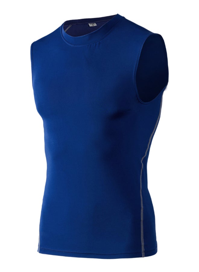 Generic 3-Piece Base-Layer Compression Sleeveless Workout T-Shirt Set L  - Image 2