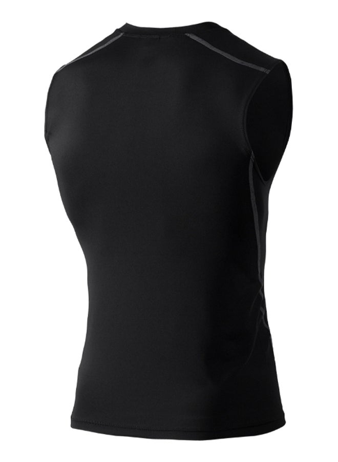 Generic 3-Piece Base-Layer Compression Sleeveless Workout T-Shirt Set XXL - Image 4