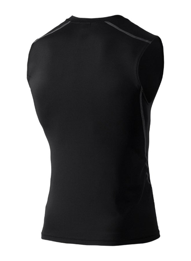 Generic 3-Piece Base-Layer Compression Sleeveless Workout T-Shirt Set XL  - Image 4