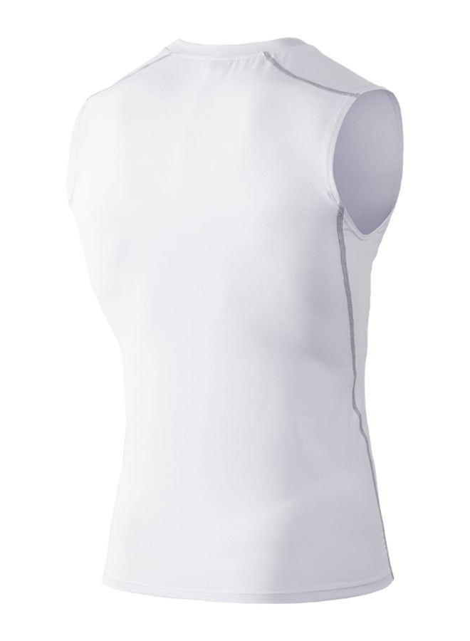 Generic 3-Piece Base-Layer Compression Sleeveless Workout T-Shirt Set L  - Image 2