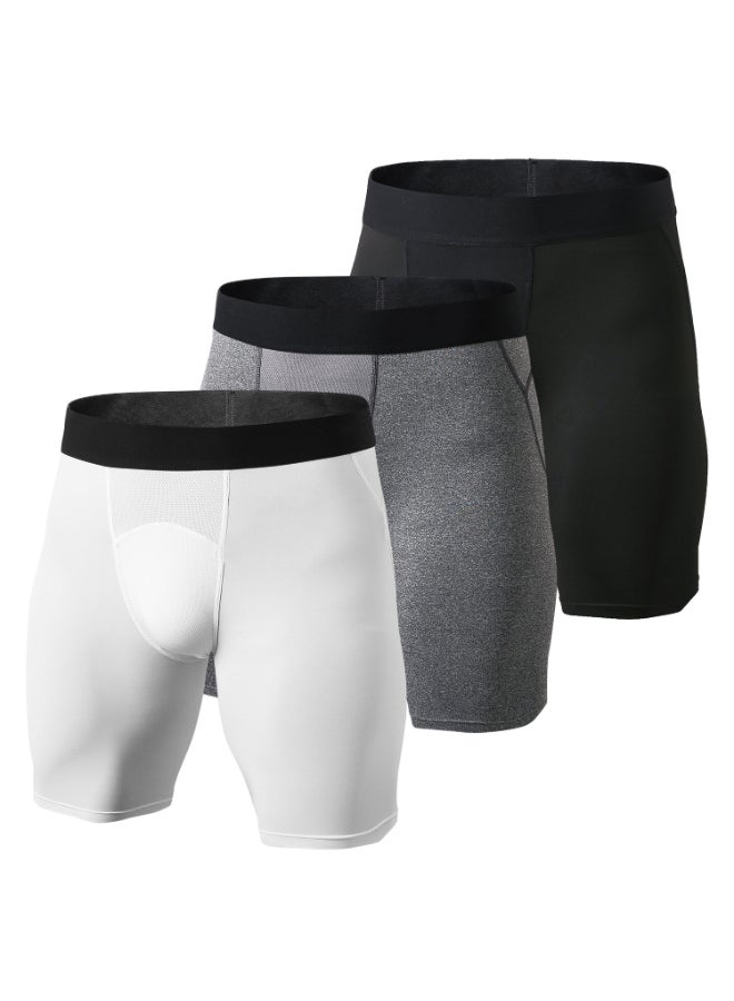Generic 3-Piece Breathable Sports Boxer Set L  - Image 1