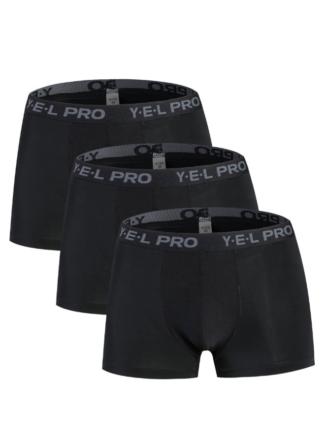 Generic 3-Piece Breathable Sports Boxer Set L  - Image 1