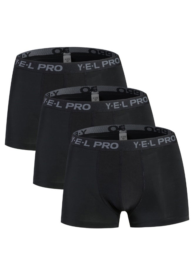 Generic 3-Piece Breathable Sports Boxer Set M  - Image 1