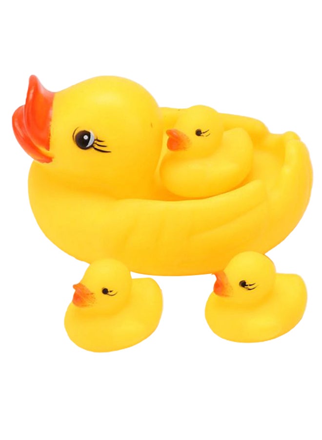 4-Piece Duck Bath Toy Set 3.2inch - Image 1