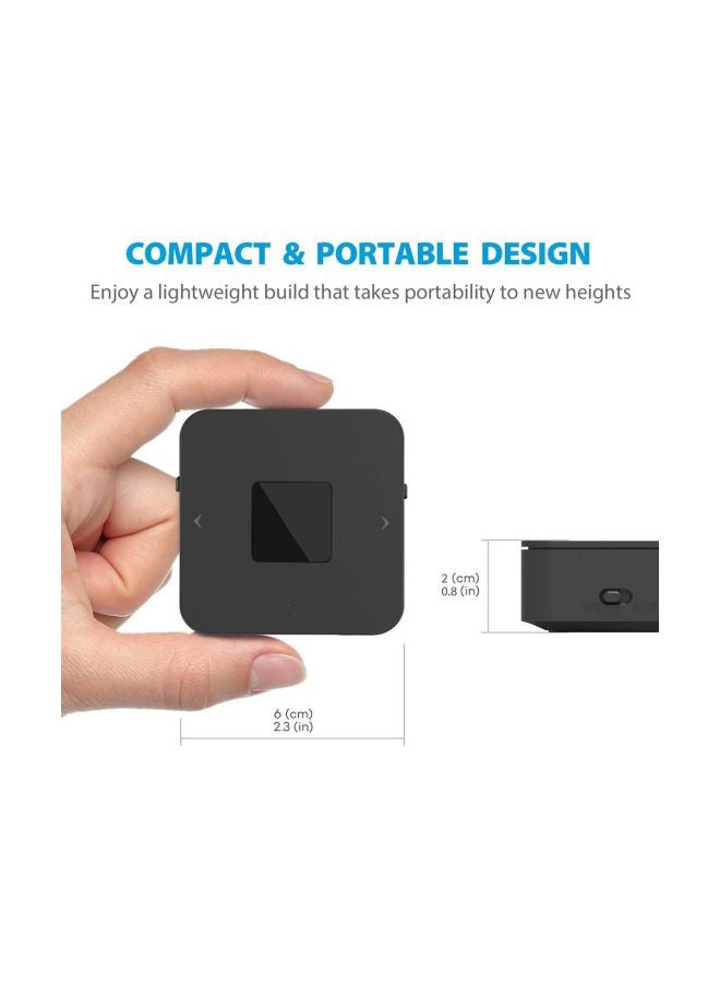 ماركة غير محددة محول صوت لاسلكي 2 في 1 450.0 mAh أسود  - Image 3