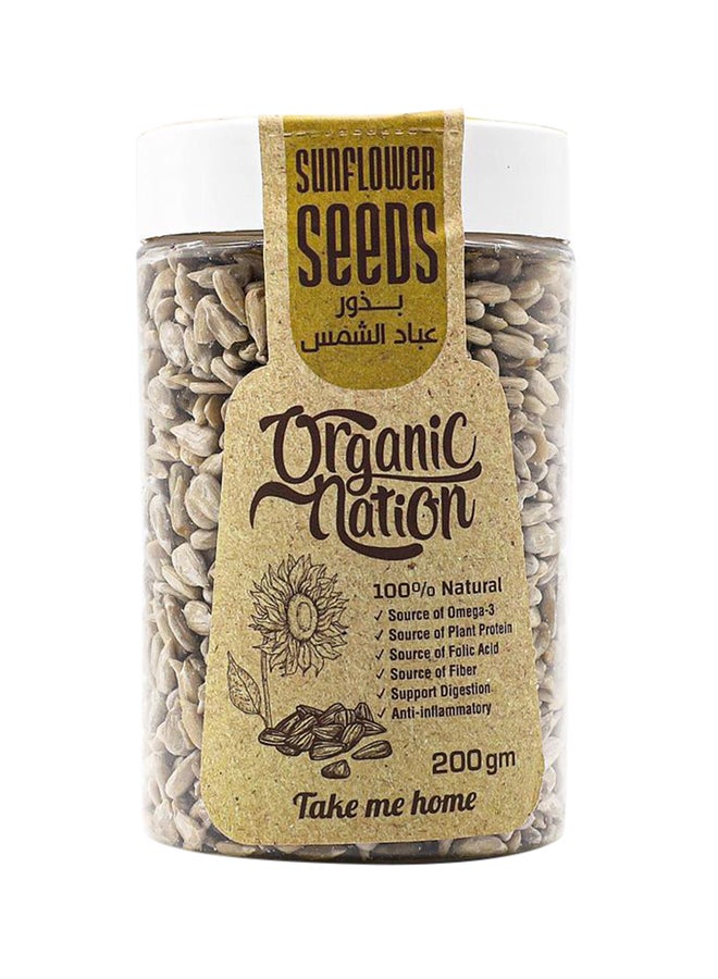 Organic Nation - Sunflower Seeds 200grams - Image 1