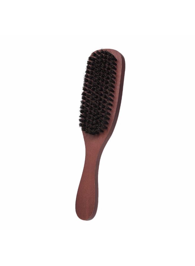 ANSELF Wooden Beard Brush Dark Brown  - Image 4