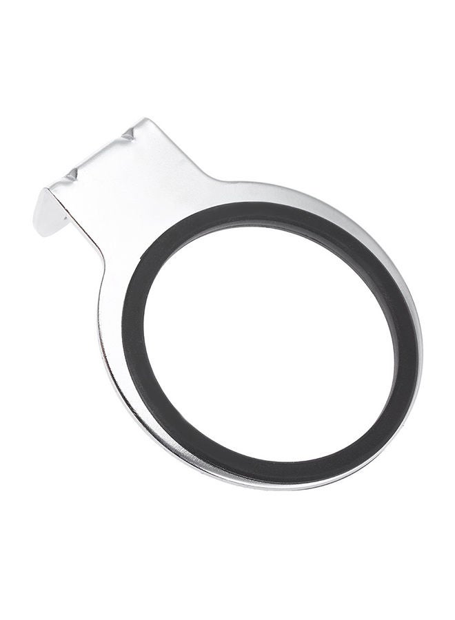 Wall Mount Hair Dryer Holder Silver - Image 1