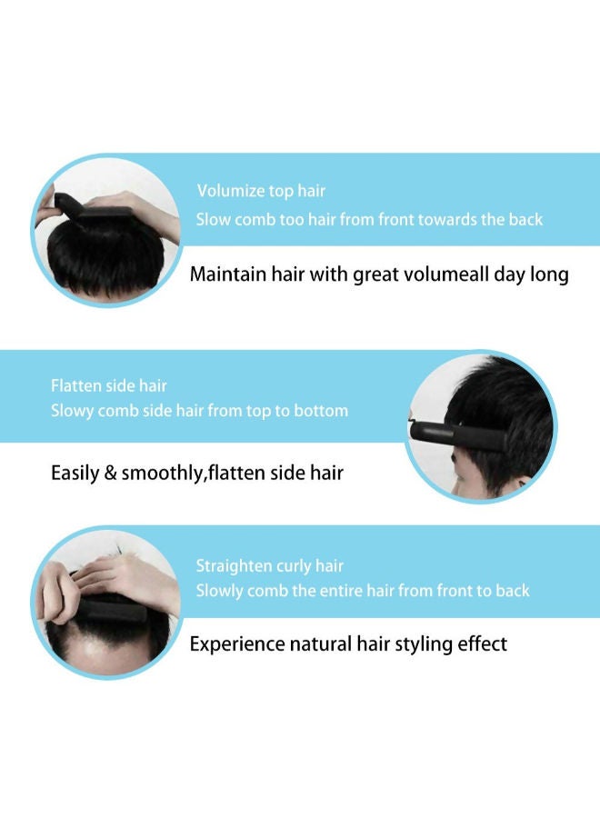 Quick Beard Straightener Styler Comb Black/White - Image 3