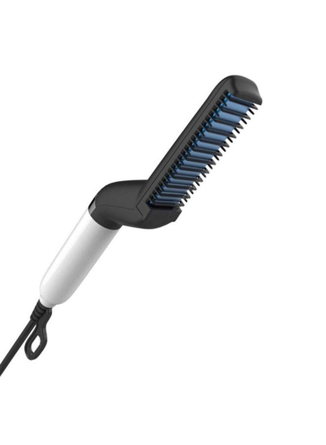 مشط تصفيف الشعر لفرد شعر اللحية بسرعة أسود/ أبيض - Image 3