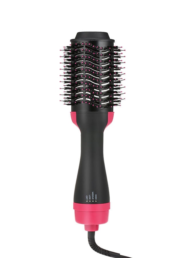 Generic Multi-Functional Hair Dryer And Volumizer Roller Comb Pink/Black - Image 1